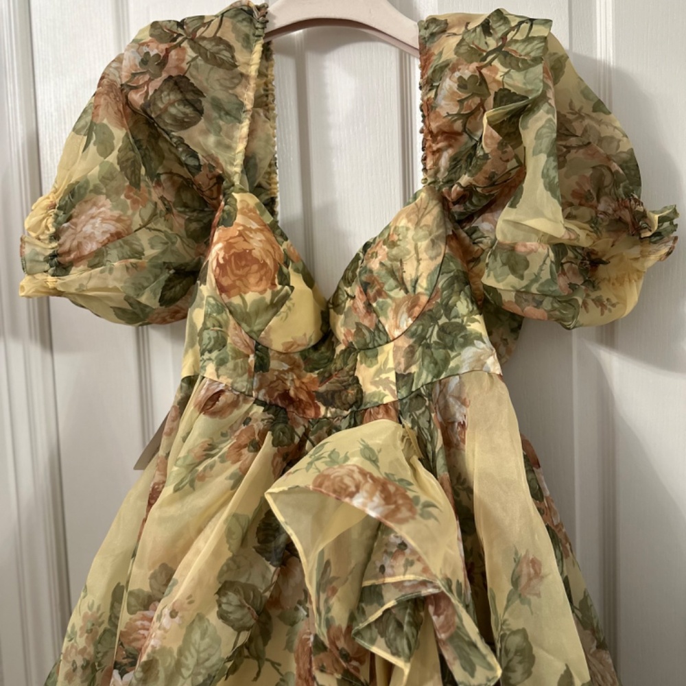 Selkie The Butter Rose In Bloom Bridal Gown with Selkie Gown Zip Bag - Size XL - Picture 12 of 14